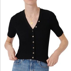 Maje Short Sleeve Sweater 🖤